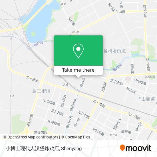 小博士现代人汉堡炸鸡店 map