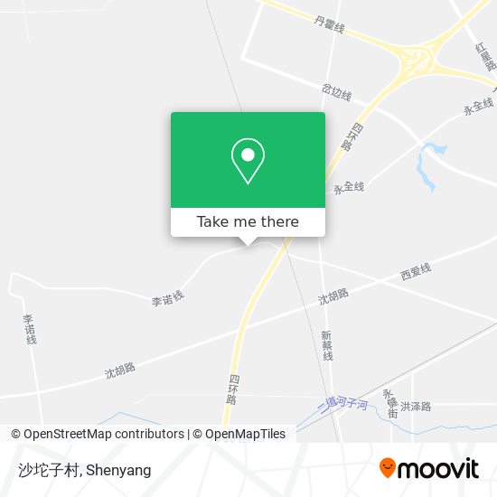 沙坨子村 map