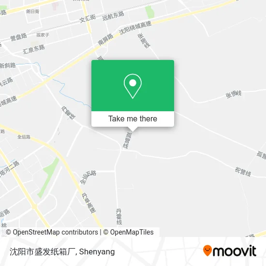 沈阳市盛发纸箱厂 map