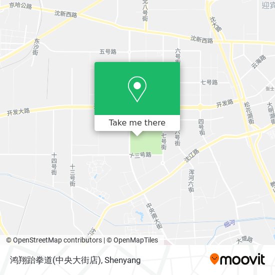 鸿翔跆拳道(中央大街店) map