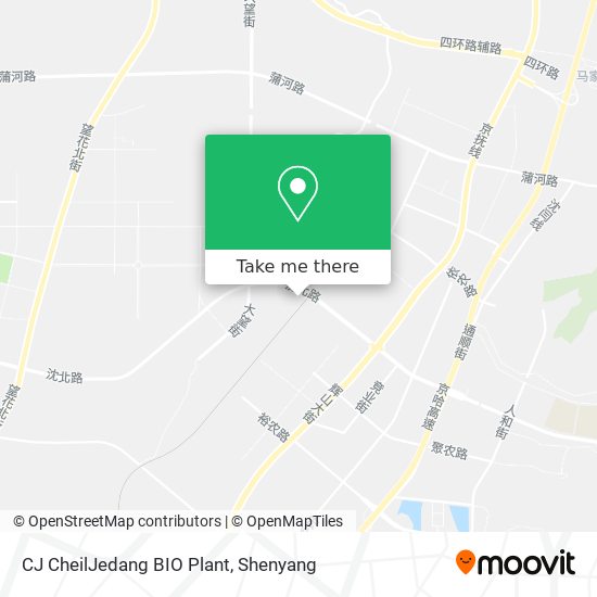 CJ CheilJedang BIO Plant map