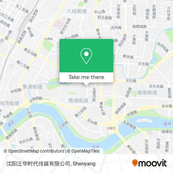沈阳泛华时代传媒有限公司 map