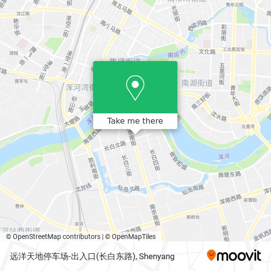 远洋天地停车场-出入口(长白东路) map