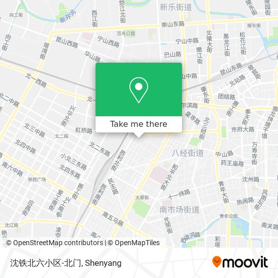 沈铁北六小区-北门 map