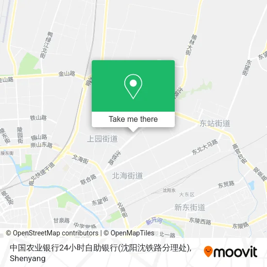 中国农业银行24小时自助银行(沈阳沈铁路分理处) map