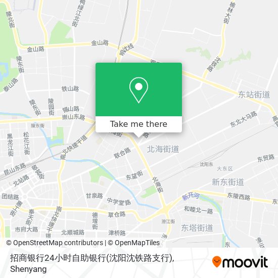 招商银行24小时自助银行(沈阳沈铁路支行) map