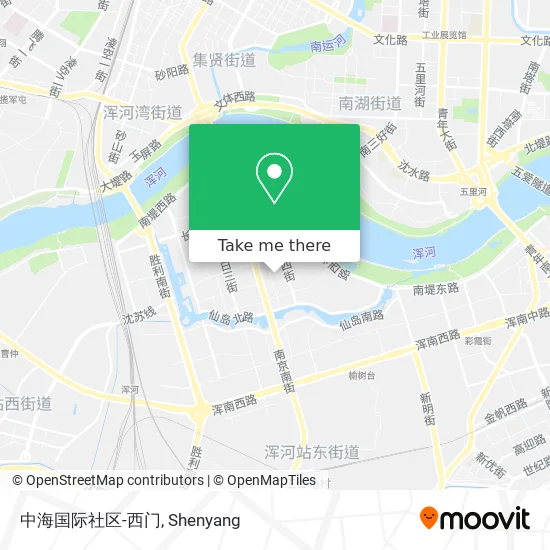中海国际社区-西门 map