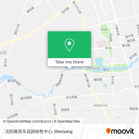 沈阳雅居乐花园销售中心 map