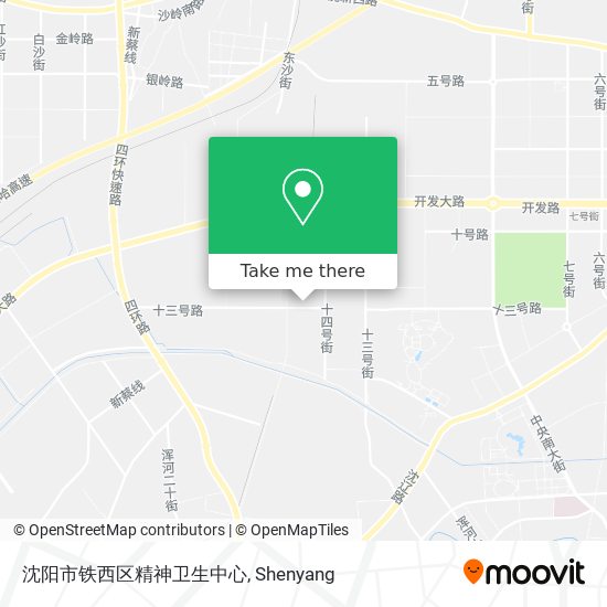 沈阳市铁西区精神卫生中心 map