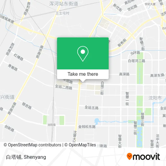 白塔铺 map
