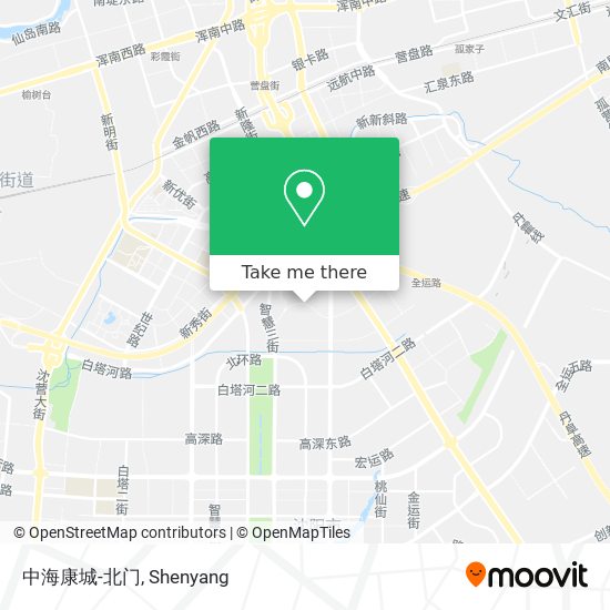 中海康城-北门 map
