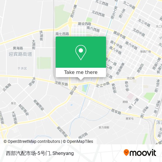 西部汽配市场-5号门 map