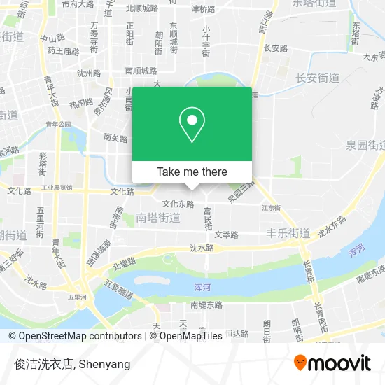 俊洁洗衣店 map