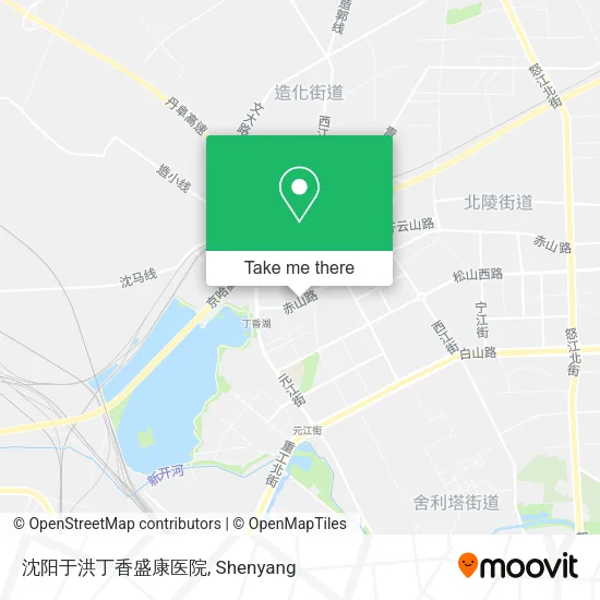 沈阳于洪丁香盛康医院 map