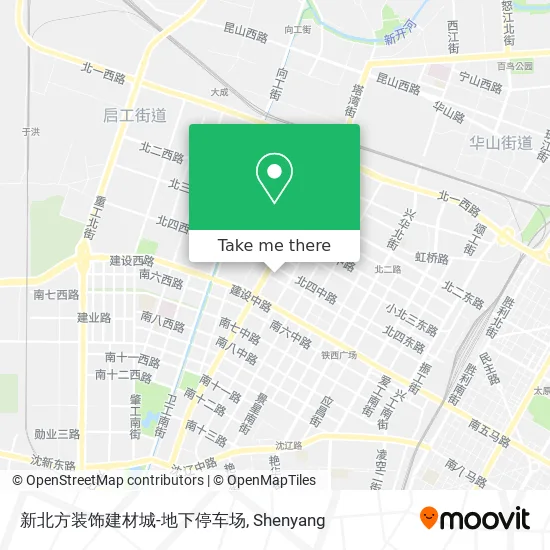 新北方装饰建材城-地下停车场 map