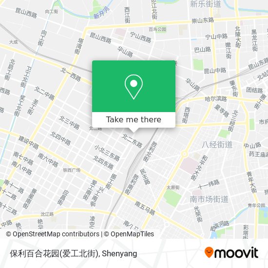 保利百合花园(爱工北街) map