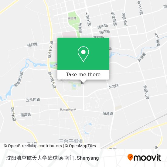沈阳航空航天大学篮球场-南门 map