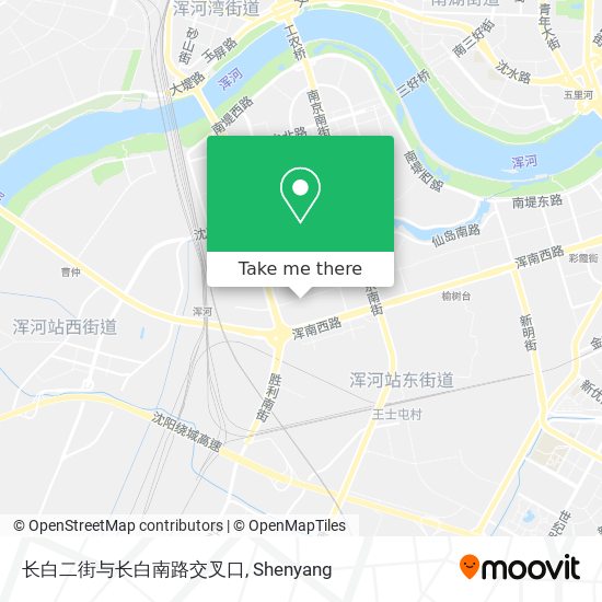 长白二街与长白南路交叉口 map