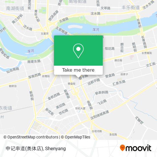 申记串道(奥体店) map