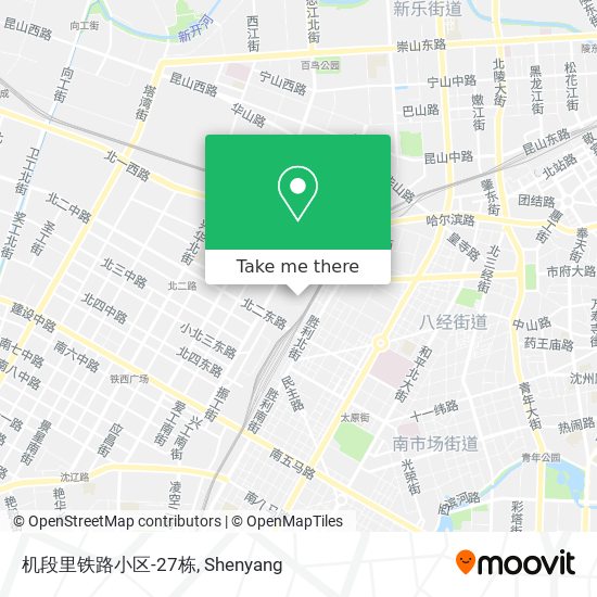 机段里铁路小区-27栋 map