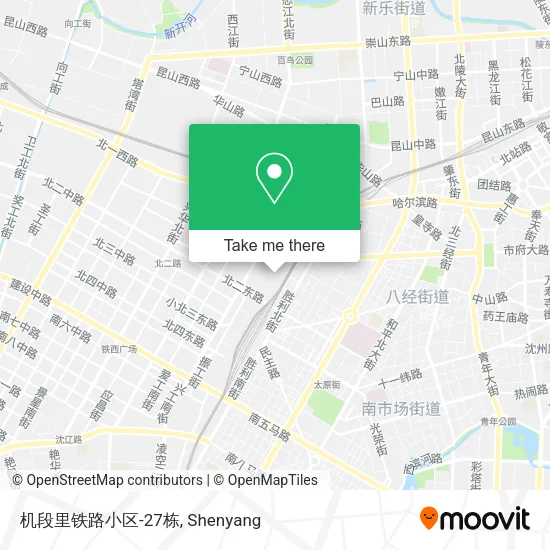 机段里铁路小区-27栋 map