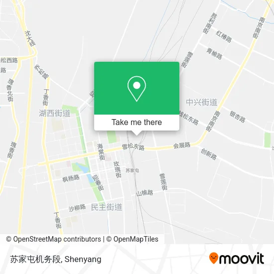 苏家屯机务段 map