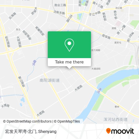 宏发天琴湾-北门 map
