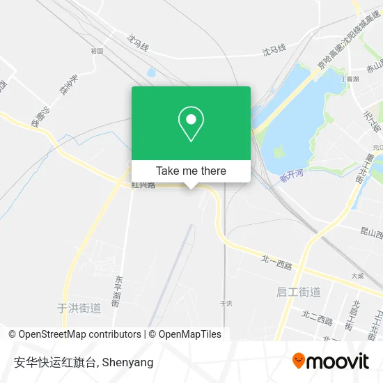 安华快运红旗台 map