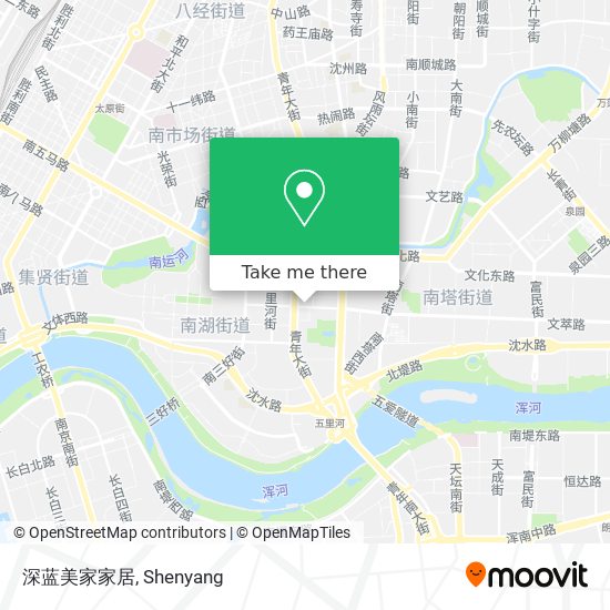 深蓝美家家居 map