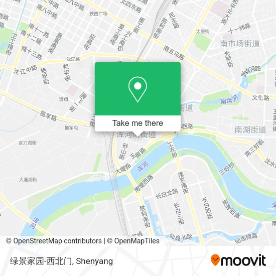 绿景家园-西北门 map
