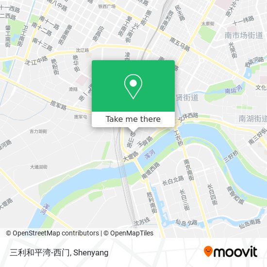 三利和平湾-西门 map