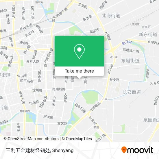 三利五金建材经销处 map