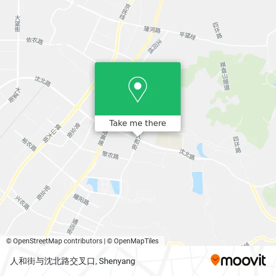 人和街与沈北路交叉口 map