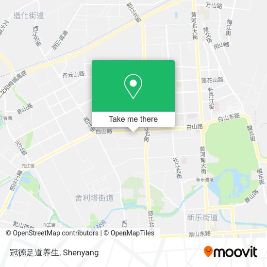冠德足道养生 map