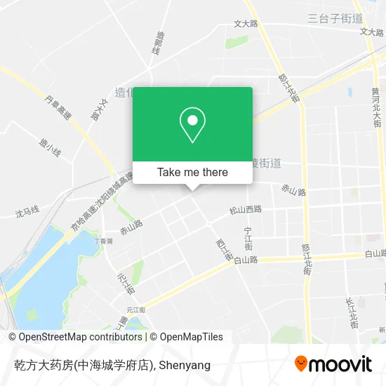 乾方大药房(中海城学府店) map