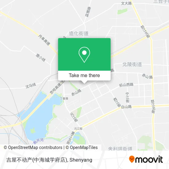 吉屋不动产(中海城学府店) map