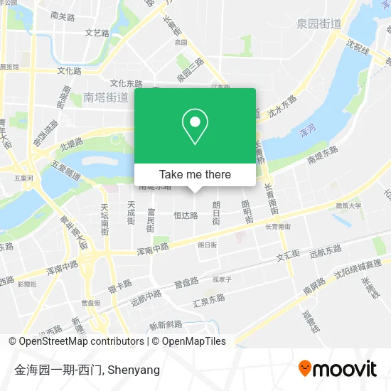 金海园一期-西门 map