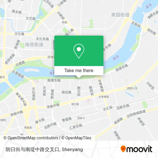 朗日街与南堤中路交叉口 map