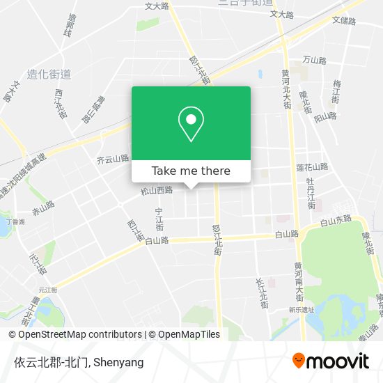 依云北郡-北门 map
