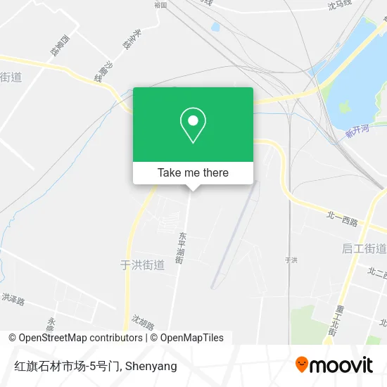 红旗石材市场-5号门 map