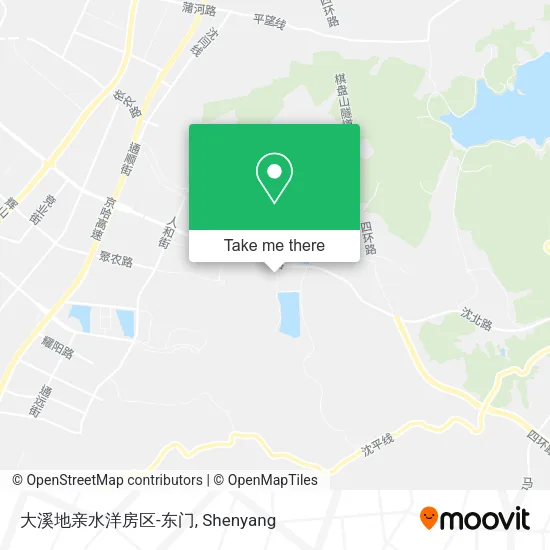 大溪地亲水洋房区-东门 map