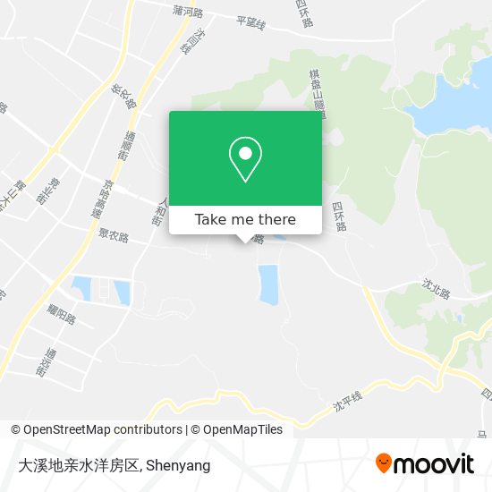 大溪地亲水洋房区 map