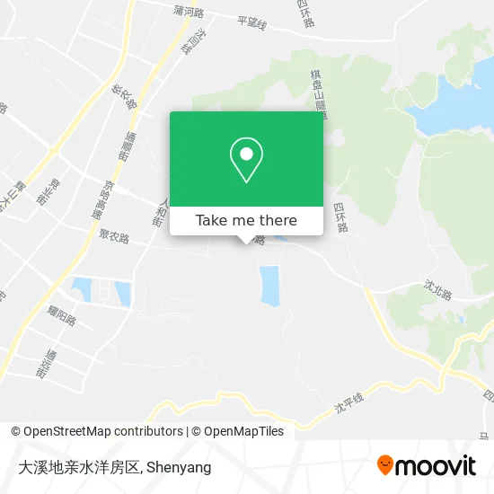 大溪地亲水洋房区 map