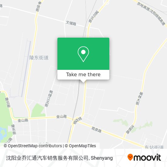 沈阳业乔汇通汽车销售服务有限公司 map