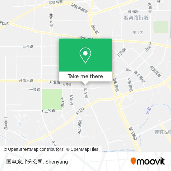 国电东北分公司 map