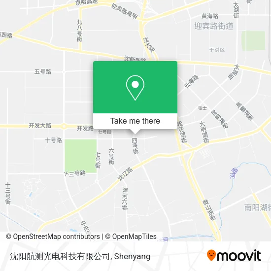 沈阳航测光电科技有限公司 map