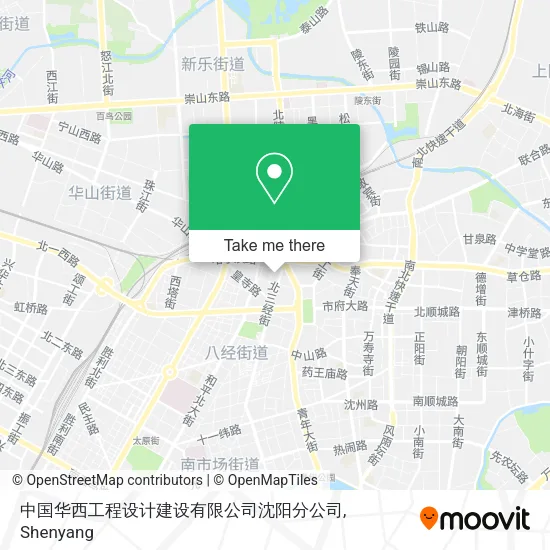 中国华西工程设计建设有限公司沈阳分公司 map