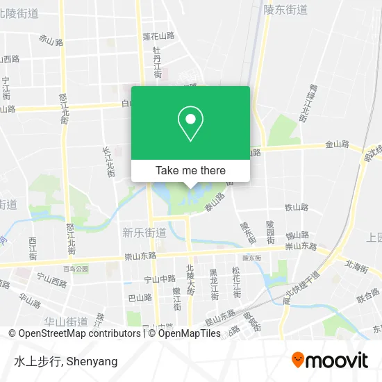 水上步行 map