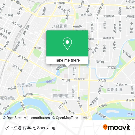 水上渔港-停车场 map