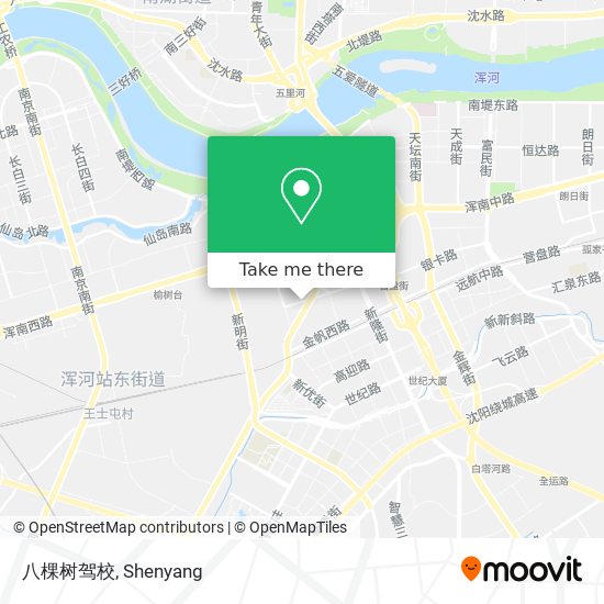 八棵树驾校 map